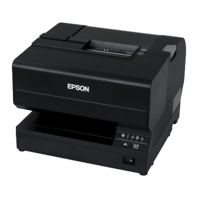 Epson TM-J7700, USB, LAN, Cutter, ASF, schwarz