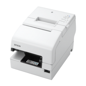Epson TM-H6000V, USB, RS-232, LAN, Cutter, MICR, OPOS, ePOS, weiß
